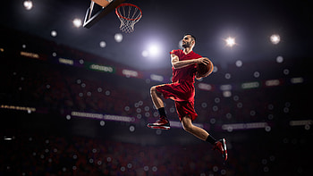 Basketball man jumping, High-resolution , and 1440p resolution, Basketball excitement HD wallpaper