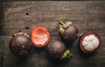 Mangosteen, Food styling, Tropical fruit, Vibrant HD wallpaper