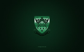Northampton Saints, English rugby club, green logo, green carbon fiber background, Super League, rugby, Northampton, England, Northampton Saints logo HD wallpaper