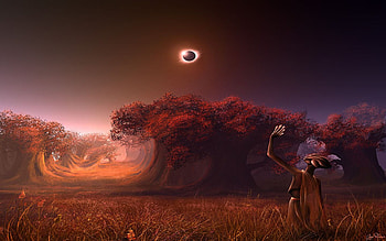 solar eclipse, solar, eclipse, sun, dark HD wallpaper