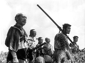 Akira Kurosawa, Painting, Seven Samurai, Japanese film HD wallpaper