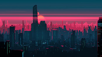Neon City []. Fondos de escritorio windows, Fondos de pantalla facebook, Futuristic Neon HD wallpaper