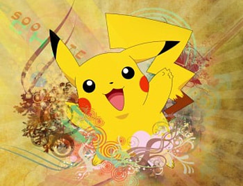 Pokemon, electrical, yellow HD wallpaper