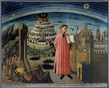 Florence, Cultural significance, Dante Alighieri, Stars shining HD wallpaper