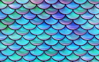 Mermaid scales, Vibrant colors, Textured pattern, Underwater beauty HD wallpaper
