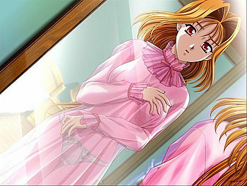 Anime, other, mirror, girl HD wallpaper