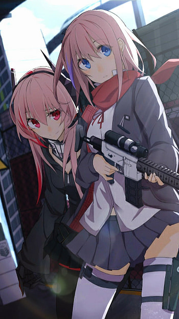 SOP II & STAR, Guns, Anime, Girls Frontline, M4 SOPMOD II, AR-15, Girls HD phone wallpaper