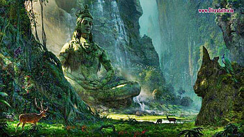 Lord Shiva In Meditation In The Forest, God Shiva In - Lord Shiva Meditation HD wallpaper
