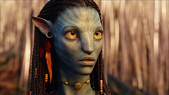 Avatar Neytiri, Navi face, Movie character HD wallpaper