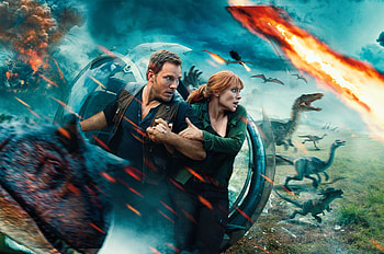 Chris Pratt, Jurassic World, Fallen Kingdom, Movie HD wallpaper