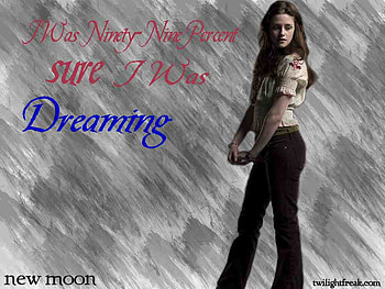 bella new moon , dreaming, new moon, bella HD wallpaper
