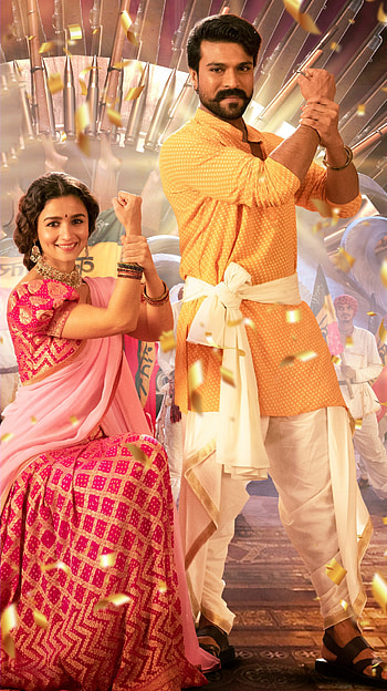 Ram charan, alia_bhatt, rrr, ramcharan, tollywood, Alia, Bollywood, ram_charan, aliabhatt HD phone wallpaper