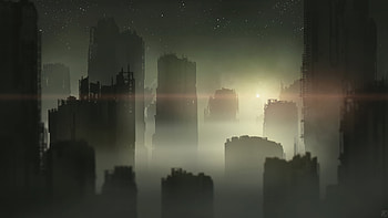 Deserted Metropolis Close Up, city, desert, artist, artwork, digital-art, artstation HD wallpaper