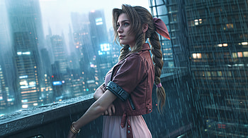 Aerith Gainsborough , aerith-gainsborough, final-fantasy-xv, final-fantasy, games, deviantart, ai, artwork, digital-art, video-games HD wallpaper