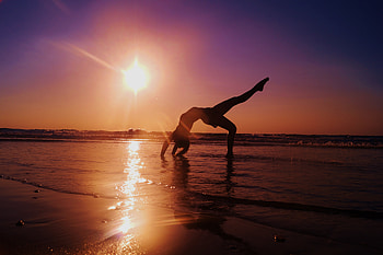 Yoga, Women HD wallpaper