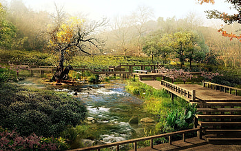 For > Chinese Landscape Background HD wallpaper