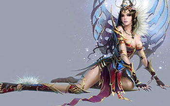 Female Elf HD wallpaper