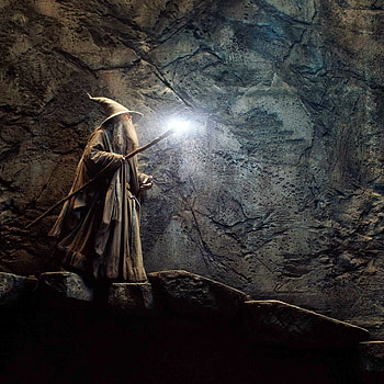 Gandalf, Legendary tales, Grey wizard, The Hobbit HD phone wallpaper