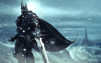 Lich King, Awe-inspiring art, Legendary presence, Warcraft realm HD wallpaper