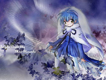 Walking through the mist, mist, mint, anime, galaxy angel HD wallpaper