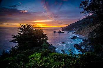 Beautiful Sunset, ladscape, sky, nature, sunset HD wallpaper