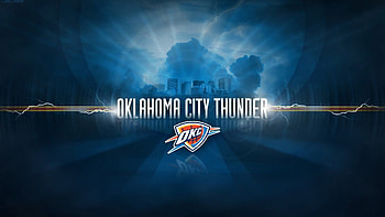 Oklahoma City Thunder, Thunder backgrounds, NBA team, Sports HD wallpaper