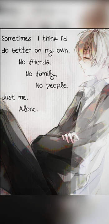 Anime depression HD phone wallpaper