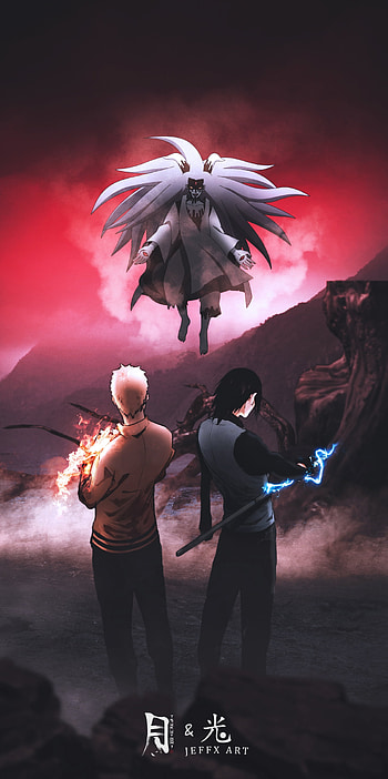 SasuNaru vs Momoshiki, Susanoo, magenta, flash graphy, Sasuke, Uzumaki, Naruto, Uchiha, Boruto, Kurama HD phone wallpaper