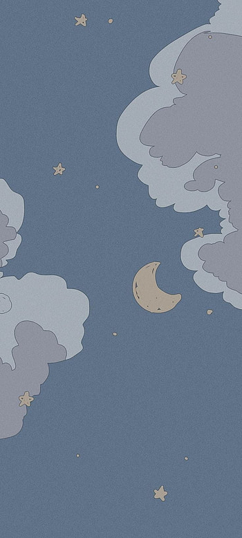 Animated night, atmosphere, cloud HD phone wallpaper