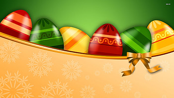 Easter Eggs, Eggs, Basket, Easter, In HD wallpaper