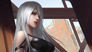 Nier Automata Anime Girl, nier-automata, games, artist, artwork, digital-art, artstation HD wallpaper