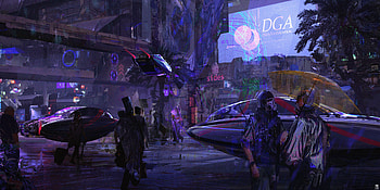 Cyberpunk Cityscape , cyberpunk, cityscape, artist, artwork, digital-art, deviantart HD wallpaper