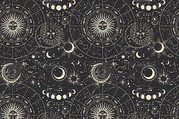 Space set. art, notebook, Aesthetic, Astrology Laptop HD wallpaper