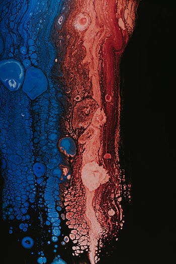 Abstract, Bubbles, Divorces, Texture, Paint, Liquid HD phone wallpaper