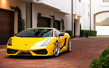Lamborghini Gallardo, Yellow , Luxury meets speed, Stylish perfection HD wallpaper