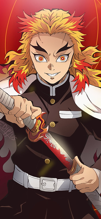 Kyojuro Rengoku, Anime, Demon Slayer: Kimetsu no Yaiba HD phone wallpaper
