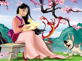 Mulan, Cartoon, Mushu, Disney HD wallpaper