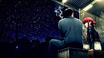 Smoking Behind the Supermarket With You - Yamada and Sasaki, Anime, Yamada (Smoking Behind The Supermarket With You), Sasaki (Smoking Behind The Supermarket With You) HD wallpaper