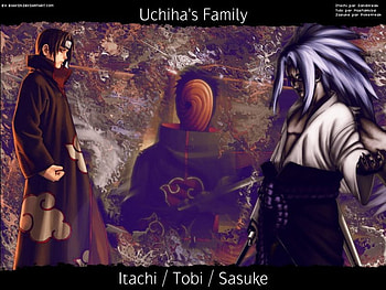 itachi,tobi,sasuke, sasuke, naruto, itachi, tobi HD wallpaper