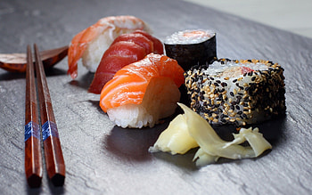 Sushi , High-resolution , Artistic design, Mesmerizing HD wallpaper