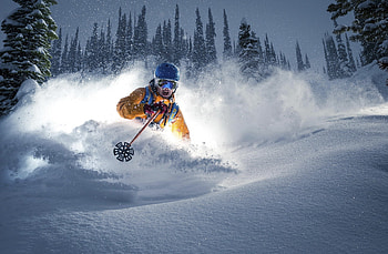 Sport skiing, mobile backgrounds, skiing HD wallpaper