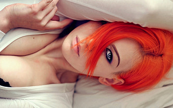red head, women, girls, redhead, red HD wallpaper