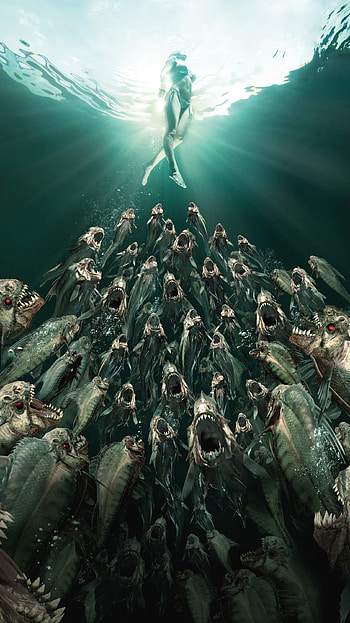 Piranha 3DD (2022) movie HD phone wallpaper