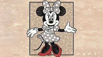 Minnie Mouse Ultra, Minnie Mouse, polka dot, Disney, illustration HD wallpaper