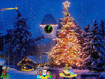 Christmas Tree, winter, nature, collage HD wallpaper