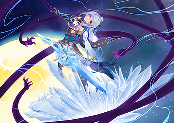 Jingliu (Honkai: Star Rail), video game, Genshin Impact, Honkai: Star Rail HD wallpaper