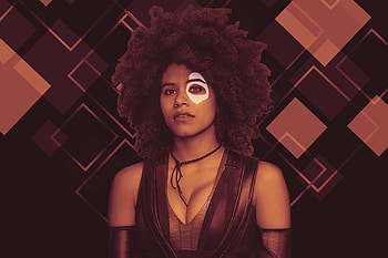 Domino, Deadpool, movies HD wallpaper