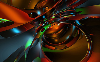 Abstract, Shine, Light, Lines, Form, Figure, Immersion HD wallpaper
