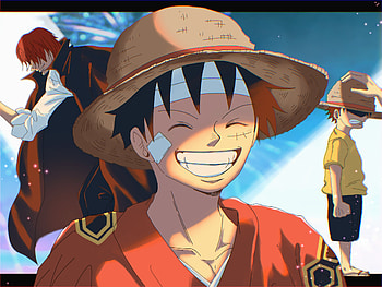 Epic One Piece : Luffy & Shanks Straw Hat Legend, Shanks (One Piece), Monkey D. Luffy, Anime, One Piece, straw hat HD wallpaper