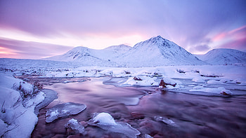 Surreal Winter Landscape, winter, landscape, nature, snow HD wallpaper